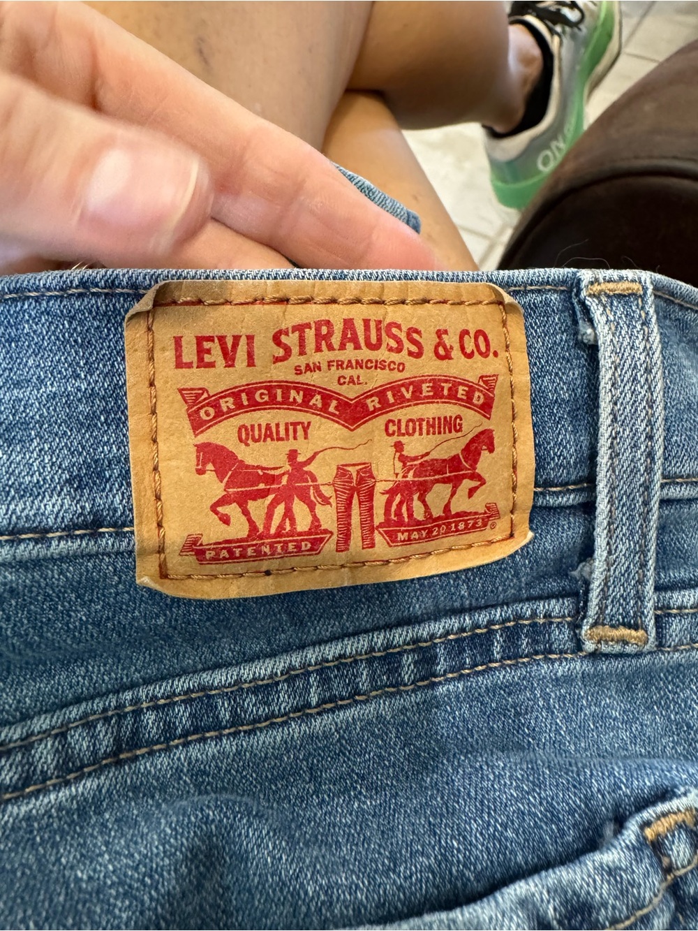 Levi's Womens Blue Denim Jeans 29x32